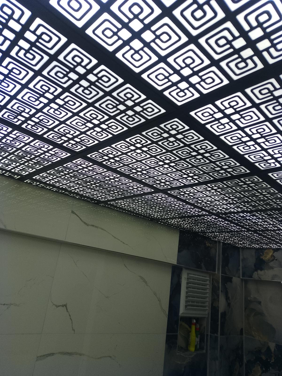Desenli Banyo Tavanı